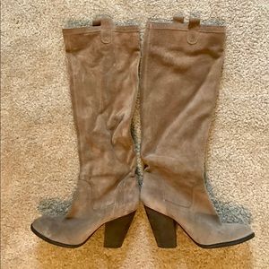 Vince Camuto Braden tan slouch boots